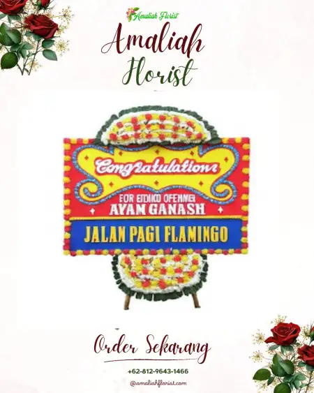 Sewa Papan Bunga Pandan